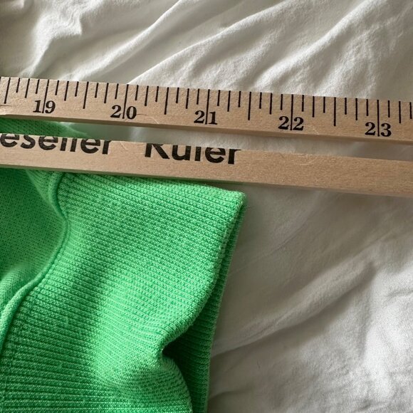 We11done Graphic Oversized Small Ex-Boyfriend Green Hooded T-Shirt/Sweatshirt - Picture 7 of 9